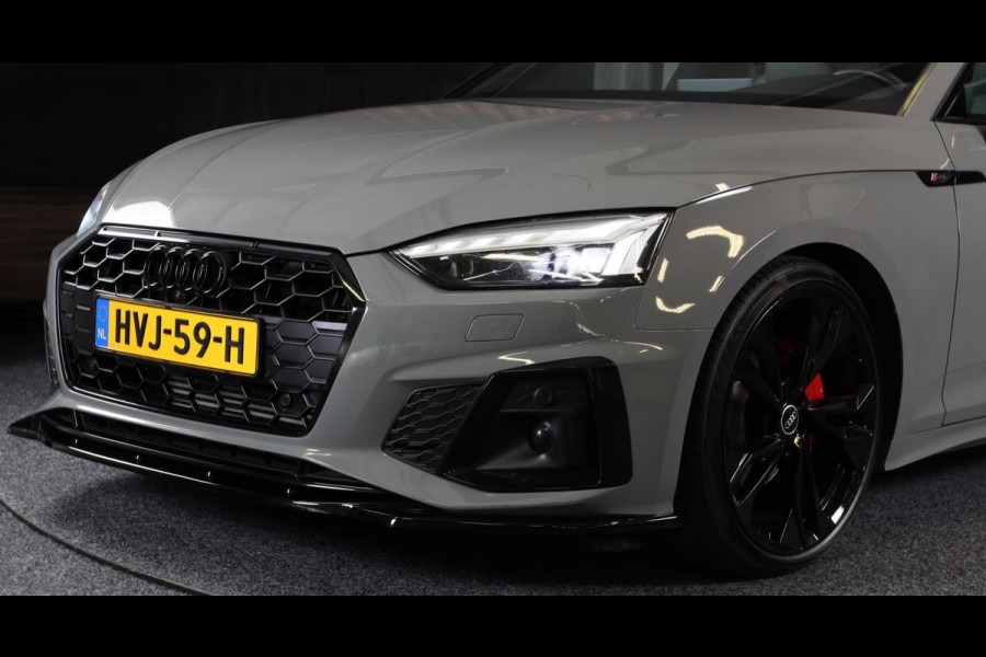 Audi A5 SPORTBACK 40 TFSI RS5 Look / RS Zetels / Digital Cockpit / Massage / Elek Stoelen / 360 Camera / Open Pano / Matrix / 20 I