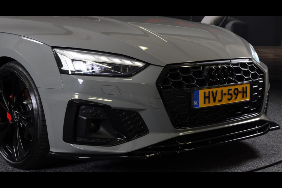 Audi A5 SPORTBACK 40 TFSI RS5 Look / RS Zetels / Digital Cockpit / Massage / Elek Stoelen / 360 Camera / Open Pano / Matrix / 20 I