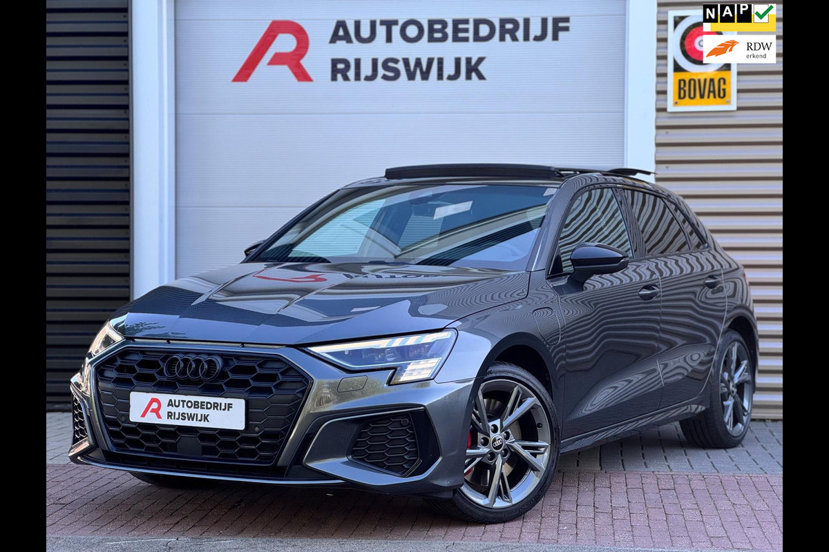 Audi A3 Sportback 45 TFSI e S edition Competition B&O/RS zetels/Pano Audi A3 Sportback 45 TFSI e S edition Competition B&O/RS zetels/Pano