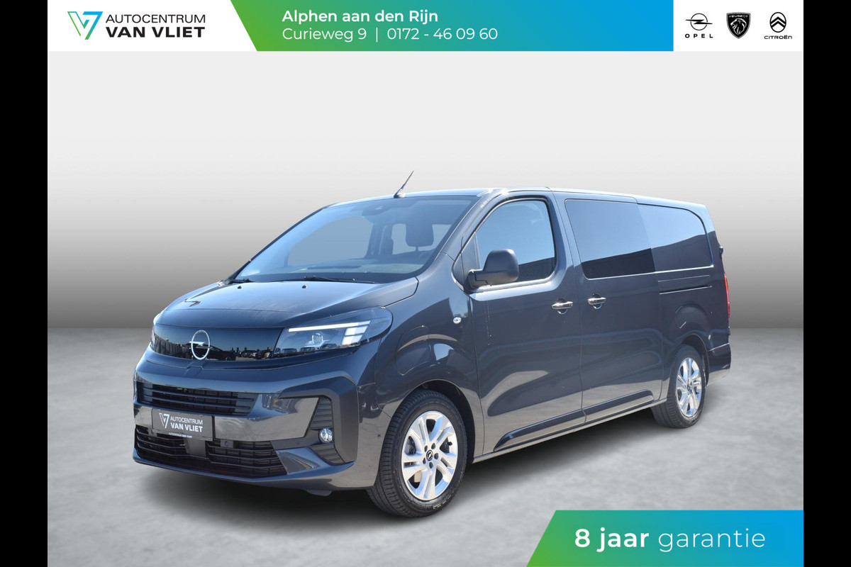 Opel Vivaro Electric 75 kWh Dubbele Cabine | camera | navigatie incl. Apple Carplay | betimmering | Exterieur pakket | etc. Opel Vivaro Electric 75 kWh Dubbele Cabine | camera | navigatie incl. Apple Carplay | betimmering | Exterieur pakket | etc.