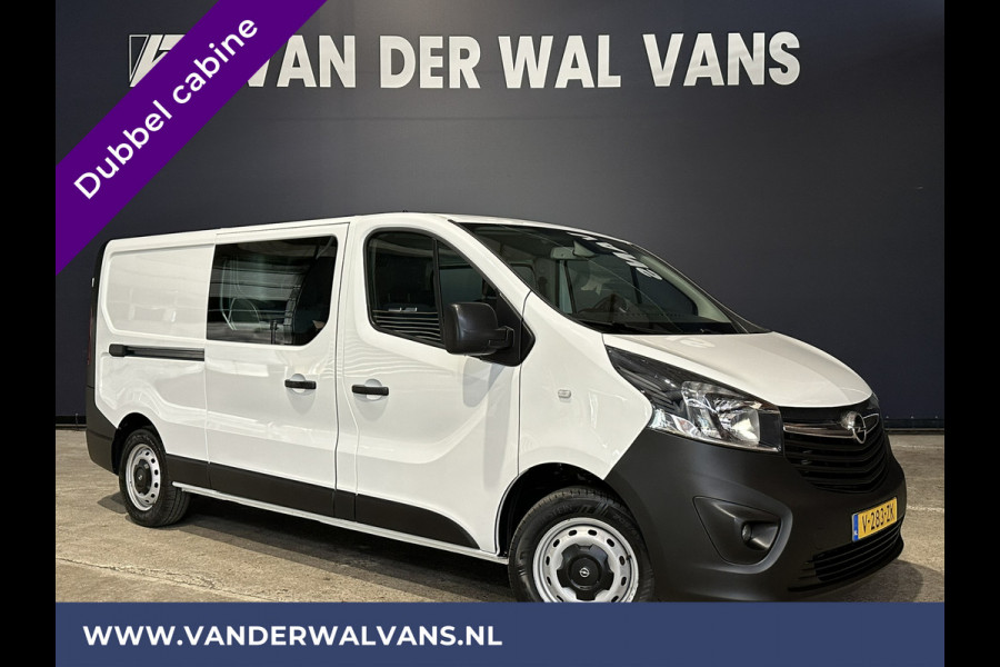 Opel Vivaro 1.6 CDTI 126pk L2H1 Dubbele cabine Euro6 Airco | 5-Zits | Navigatie | Trekhaak | Camera cruisecontrol, parkeersensoren, LED