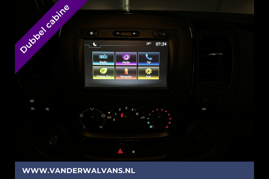 Opel Vivaro 1.6 CDTI 126pk L2H1 Dubbele cabine Euro6 Airco | 5-Zits | Navigatie | Trekhaak | Camera cruisecontrol, parkeersensoren, LED