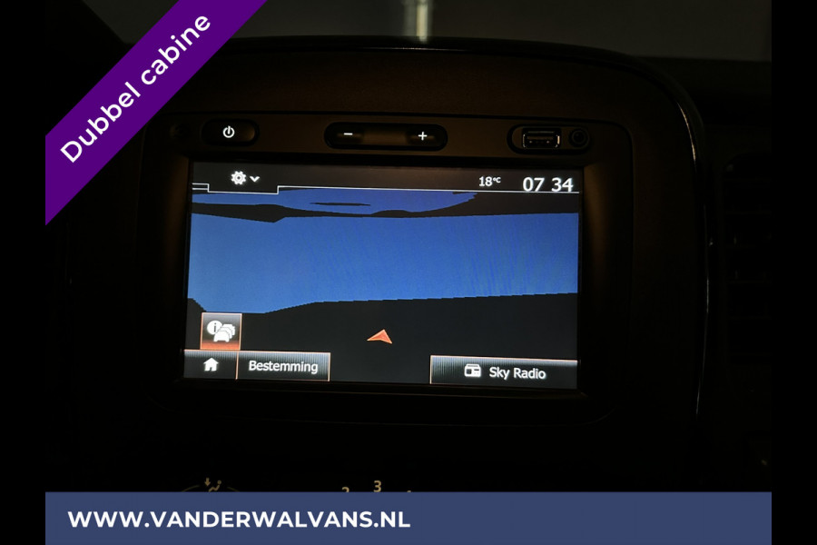 Opel Vivaro 1.6 CDTI 126pk L2H1 Dubbele cabine Euro6 Airco | 5-Zits | Navigatie | Trekhaak | Camera cruisecontrol, parkeersensoren, LED