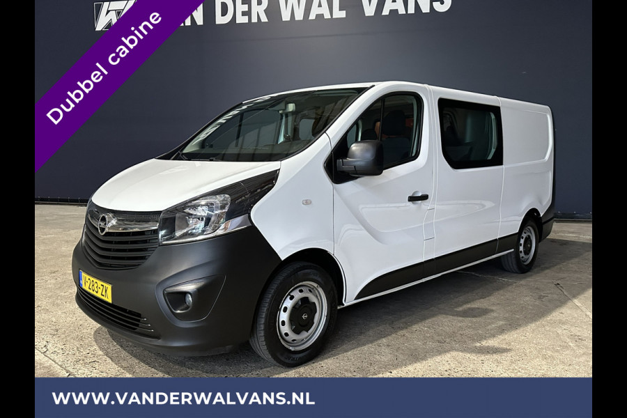 Opel Vivaro 1.6 CDTI 126pk L2H1 Dubbele cabine Euro6 Airco | 5-Zits | Navigatie | Trekhaak | Camera cruisecontrol, parkeersensoren, LED