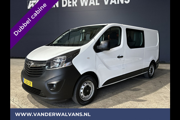Opel Vivaro 1.6 CDTI 126pk L2H1 Dubbele cabine Euro6 Airco | 5-Zits | Navigatie | Trekhaak | Camera cruisecontrol, parkeersensoren, LED