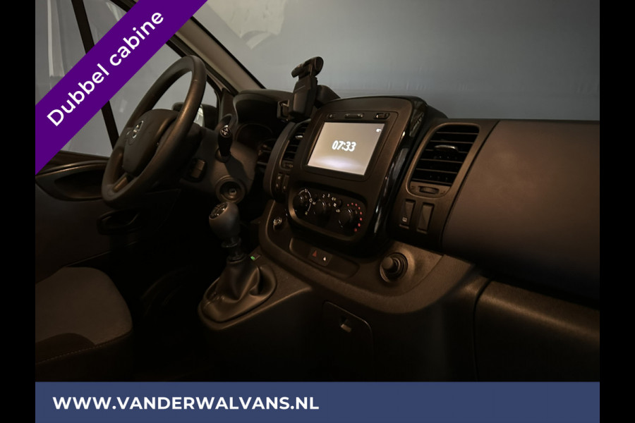 Opel Vivaro 1.6 CDTI 126pk L2H1 Dubbele cabine Euro6 Airco | 5-Zits | Navigatie | Trekhaak | Camera cruisecontrol, parkeersensoren, LED