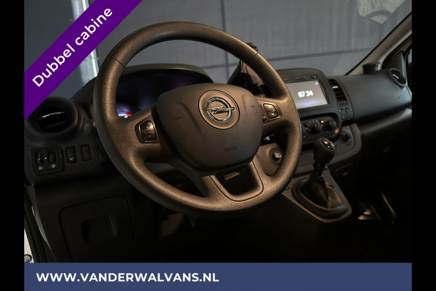 Opel Vivaro 1.6 CDTI 126pk L2H1 Dubbele cabine Euro6 Airco | 5-Zits | Navigatie | Trekhaak | Camera cruisecontrol, parkeersensoren, LED