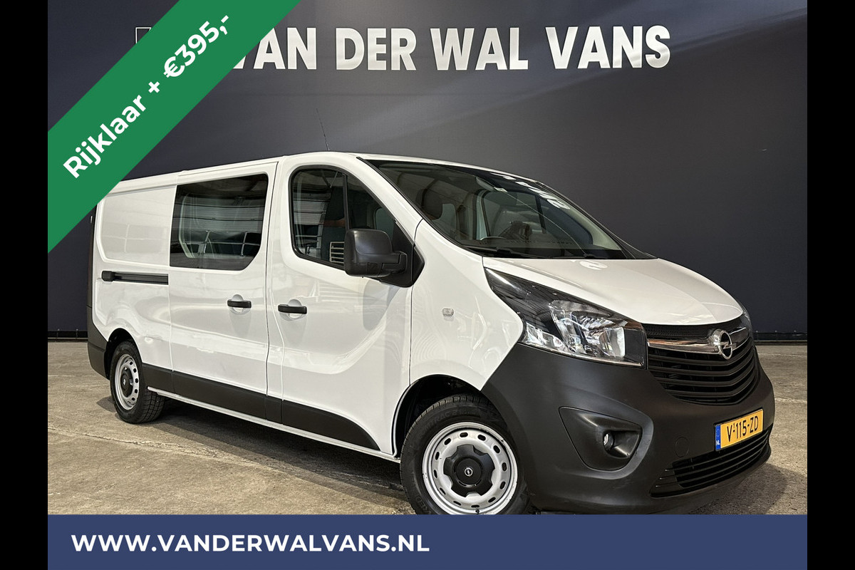 Opel Vivaro 1.6 CDTI 126pk L2H1 Dubbele Cabine Euro6 *Rijklaar Direct Rijden* Airco | 5-Zits | Camera | Navigatie | Trekhaak Cruisecontrol, Parkeersensoren Opel Vivaro 1.6 CDTI 126pk L2H1 Dubbele Cabine Euro6 *Rijklaar Direct Rijden* Airco | 5-Zits | Camera | Navigatie | Trekhaak Cruisecontrol, Parkeersensoren