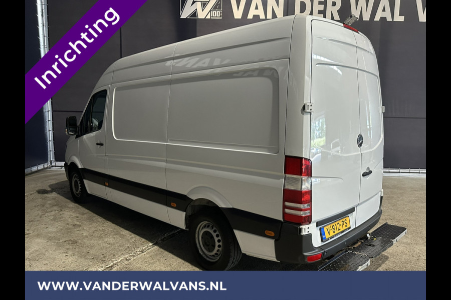 Mercedes-Benz Sprinter 316 CDI 164pk L2H2 inrichting Euro6 Airco | 2800kg Trekhaak | Cruisecontrol | Chauffeursstoel Parkeersensoren, multifunctioneel stuurwiel