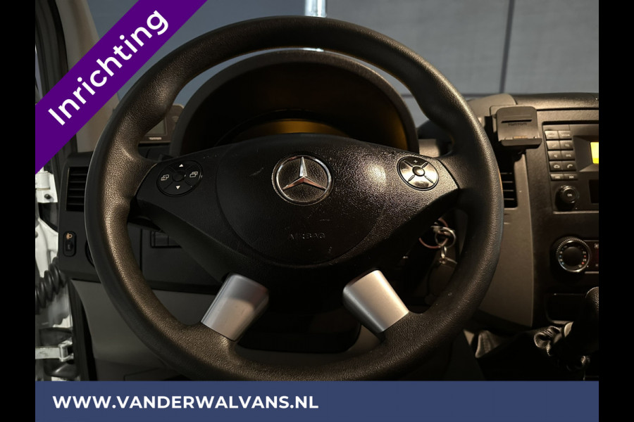 Mercedes-Benz Sprinter 316 CDI 164pk L2H2 inrichting Euro6 Airco | 2800kg Trekhaak | Cruisecontrol | Chauffeursstoel Parkeersensoren, multifunctioneel stuurwiel