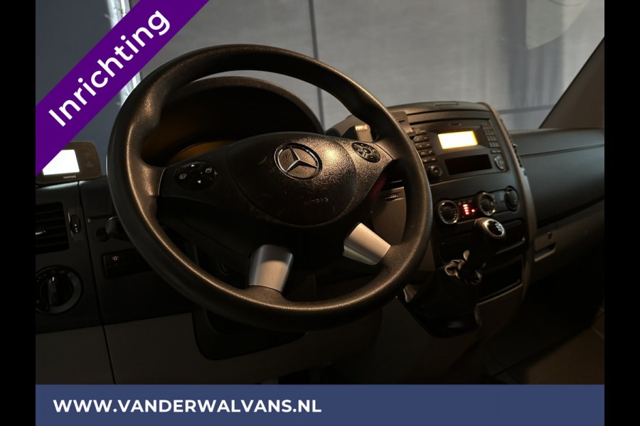 Mercedes-Benz Sprinter 316 CDI 164pk L2H2 inrichting Euro6 Airco | 2800kg Trekhaak | Cruisecontrol | Chauffeursstoel Parkeersensoren, multifunctioneel stuurwiel