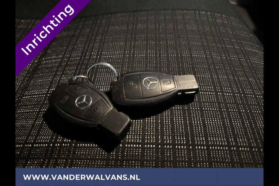 Mercedes-Benz Sprinter 316 CDI 164pk L2H2 inrichting Euro6 Airco | 2800kg Trekhaak | Cruisecontrol | Chauffeursstoel Parkeersensoren, multifunctioneel stuurwiel