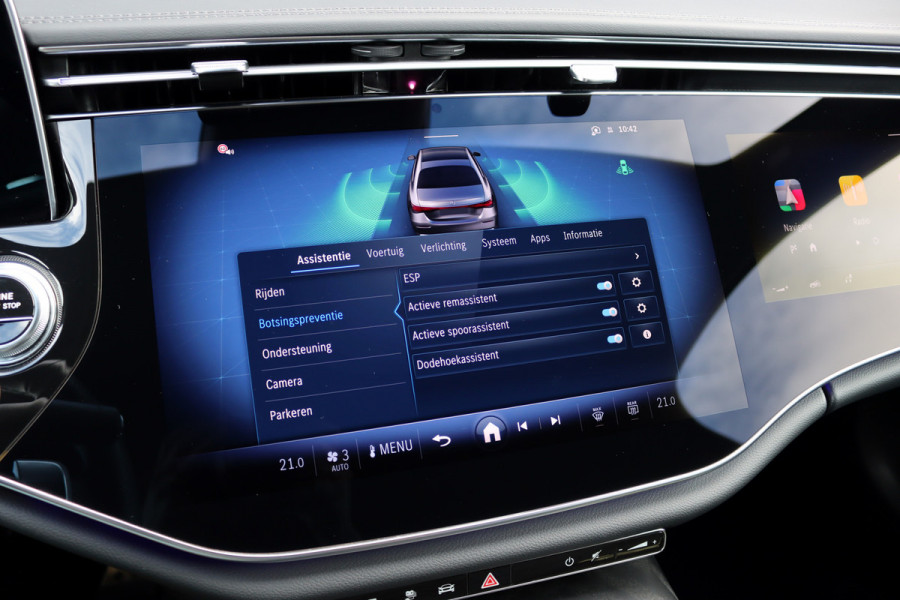 Mercedes-Benz E-Klasse 300 de AMG Line Aut9 | Hyperscreen | Distronic | Trekhaak | Verwarmd Stuurwiel | Keyless Go | Camera | Zitcomfortpakket | Nightpakket |