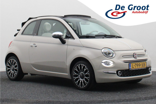 Fiat 500C 0.9 TwinAir Collezione Automaat Airco, Cruise, Navigatie, Apple CarPlay, PDC, DAB, Isofix, Elektr. Pakket, 16''