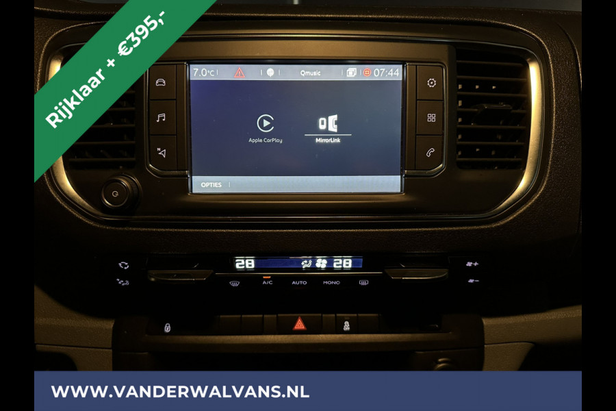 Citroën Jumpy 2.0 BlueHDI *MARGE, GEEN BTW* 123pk L3H1 XL RIJKLAAR Dubbele cabine Euro6 Airco | Navigatie Cruisecontrol, Apple Carplay, 2500kg Trekhaak, Parkeersensoren, 5-Zits