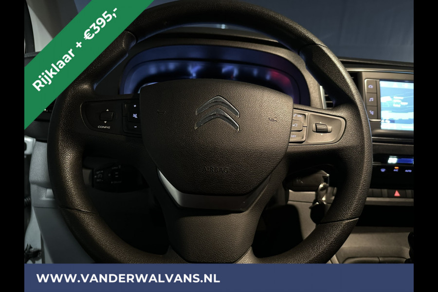 Citroën Jumpy 2.0 BlueHDI *MARGE, GEEN BTW* 123pk L3H1 XL RIJKLAAR Dubbele cabine Euro6 Airco | Navigatie Cruisecontrol, Apple Carplay, 2500kg Trekhaak, Parkeersensoren, 5-Zits