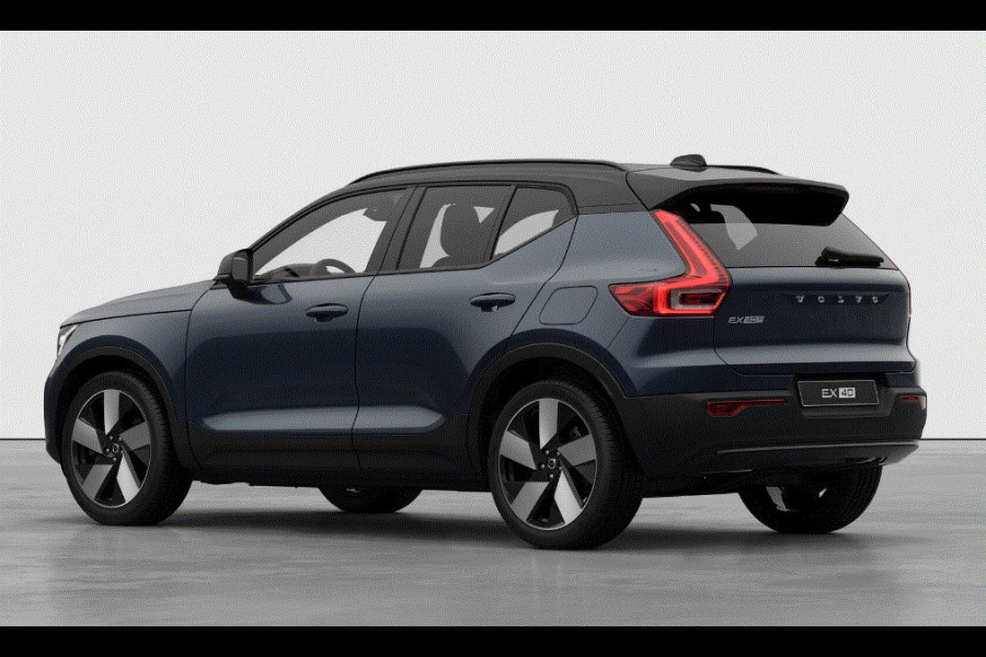 Volvo EX40 252PK Single Motor Extended Range Plus 82 kWh / Lounge Pakket / Extra getint glas / 360 Camera / 20'' velgen / Panoramadak / Zwart dak