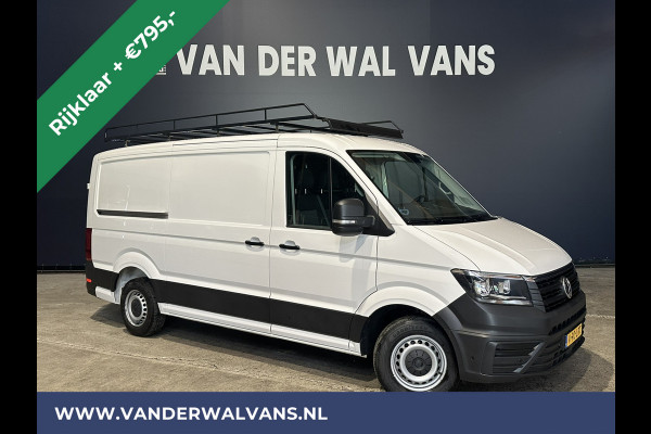 Volkswagen Crafter 2.0 TDI 140 pk L3H2 L2H1 *Rijklaar Direct rijden* Euro6 Airco | Camera | Navigatie | 3000kg Trekhaak | Imperiaal Apple Carplay, Android Auto, Parkeersensoren, Bijrijdersbank