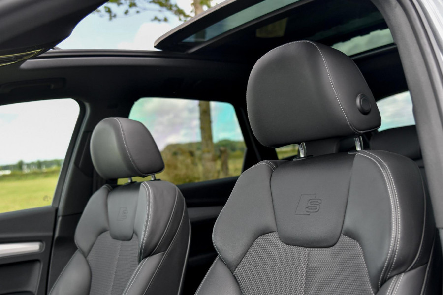 Audi Q5 50 TFSI e quattro 3X S-Line. Pano, Memory, Massage, ACC, Keyless, Camera, Matrix, CarPlay!