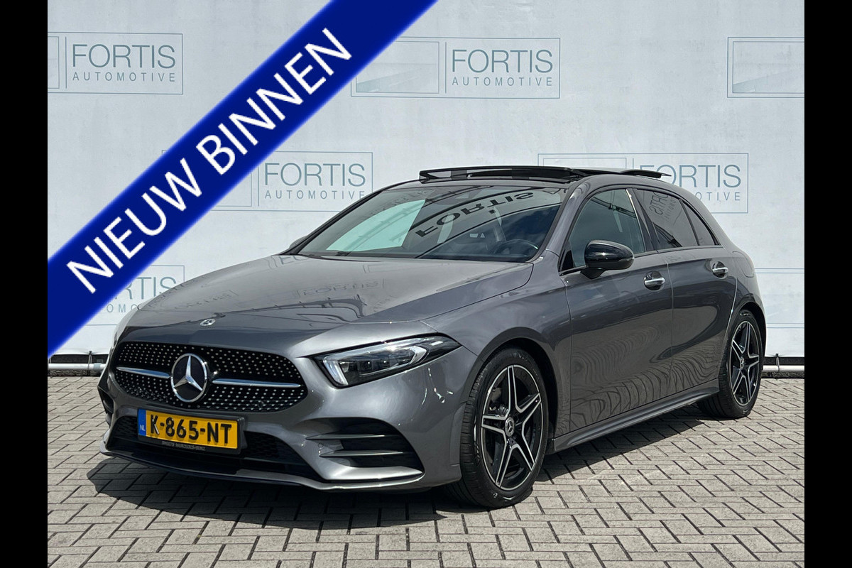 Mercedes-Benz A-Klasse 180 Business Solution AMG NL AUTO | PANO | STOELVERW | CAMERA | SFEERVERL | MEMORY Mercedes-Benz A-Klasse 180 Business Solution AMG NL AUTO | PANO | STOELVERW | CAMERA | SFEERVERL | MEMORY