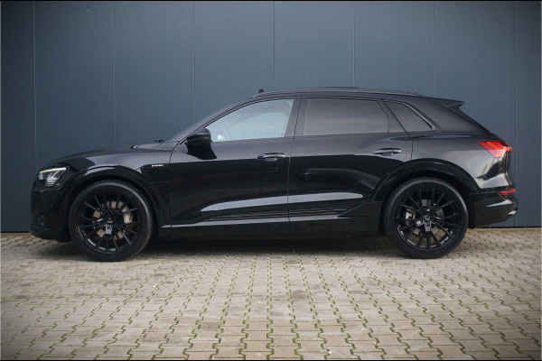 Audi e-tron e-tron 50 quattro Launch edition Black 71 kWh | S Line | Black Edition | Panoramadak | Memory Seats | Camera | Luchtvering | Adaptive Cruise Control | Keyless | Matrix LED | Leder | Stoelverwarming | NAP | BTW