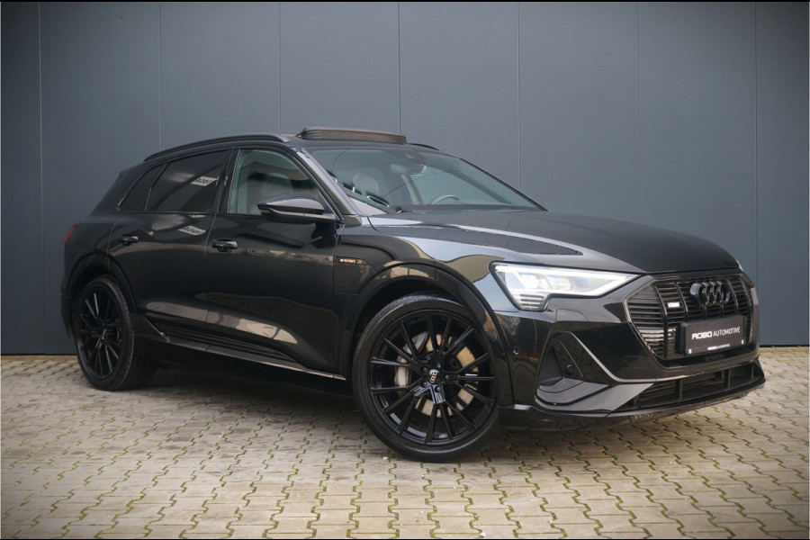 Audi e-tron e-tron 50 quattro Launch edition Black 71 kWh | S Line | Black Edition | Panoramadak | Memory Seats | Camera | Luchtvering | Adaptive Cruise Control | Keyless | Matrix LED | Leder | Stoelverwarming | NAP | BTW
