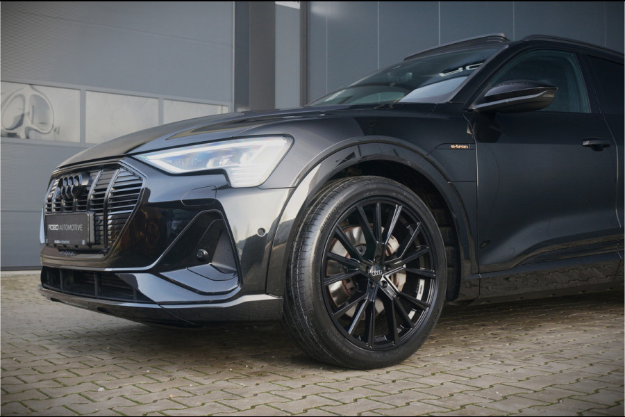 Audi e-tron e-tron 50 quattro Launch edition Black 71 kWh | S Line | Black Edition | Panoramadak | Memory Seats | Camera | Luchtvering | Adaptive Cruise Control | Keyless | Matrix LED | Leder | Stoelverwarming | NAP | BTW