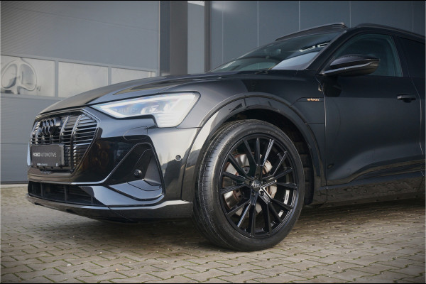 Audi e-tron e-tron 50 quattro Launch edition Black 71 kWh | S Line | Black Edition | Panoramadak | Memory Seats | Camera | Luchtvering | Adaptive Cruise Control | Keyless | Matrix LED | Leder | Stoelverwarming | NAP | BTW
