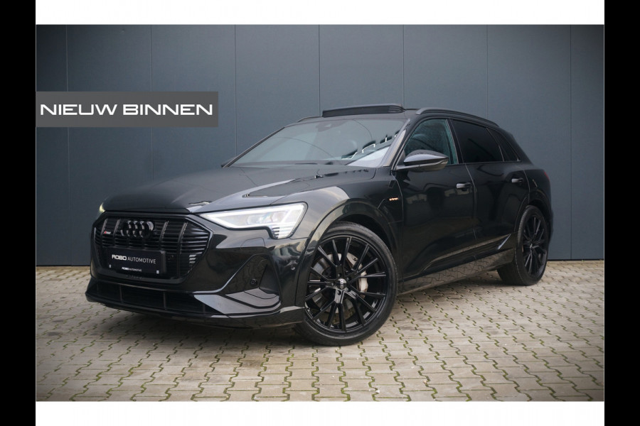 Audi e-tron e-tron 50 quattro Launch edition Black 71 kWh | S Line | Black Edition | Panoramadak | Memory Seats | Camera | Luchtvering | Adaptive Cruise Control | Keyless | Matrix LED | Leder | Stoelverwarming | NAP | BTW