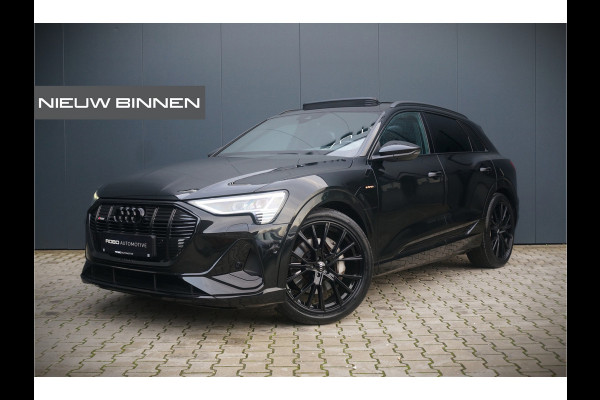 Audi e-tron e-tron 50 quattro Launch edition Black 71 kWh | S Line | Black Edition | Panoramadak | Memory Seats | Camera | Luchtvering | Adaptive Cruise Control | Keyless | Matrix LED | Leder | Stoelverwarming | NAP | BTW