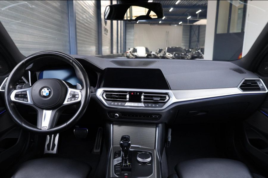 BMW 3-serie 330i M-Sport LED/VIRTUAL/SFEER/PANO/HALF LEDER+S.VERWAMRING/20" LMV/PDC/CRUISE/ECC/12 MND GARANTIE!