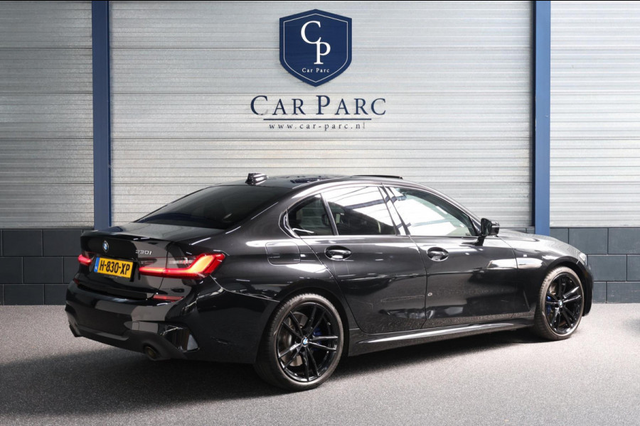 BMW 3-serie 330i M-Sport LED/VIRTUAL/SFEER/PANO/HALF LEDER+S.VERWAMRING/20" LMV/PDC/CRUISE/ECC/12 MND GARANTIE!