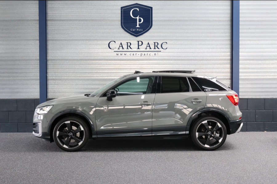 Audi Q2 1.4 TFSI S-line NARDO/LED/VIRTUAL/SFEER/PANO/LEER+S.VERWARMING/B&O/LMV 19"/CAM/ACC/ECC/12 MND GARANTIE!
