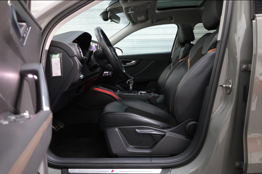 Audi Q2 1.4 TFSI S-line NARDO/LED/VIRTUAL/SFEER/PANO/LEER+S.VERWARMING/B&O/LMV 19"/CAM/ACC/ECC/12 MND GARANTIE!