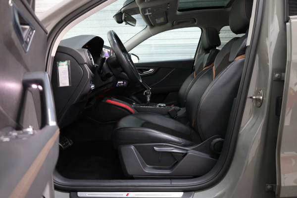 Audi Q2 1.4 TFSI S-line NARDO/LED/VIRTUAL/SFEER/PANO/LEER+S.VERWARMING/B&O/LMV 19"/CAM/ACC/ECC/12 MND GARANTIE!