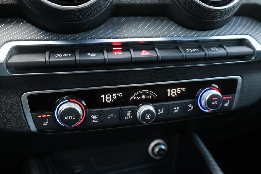 Audi Q2 1.4 TFSI S-line NARDO/LED/VIRTUAL/SFEER/PANO/LEER+S.VERWARMING/B&O/LMV 19"/CAM/ACC/ECC/12 MND GARANTIE!
