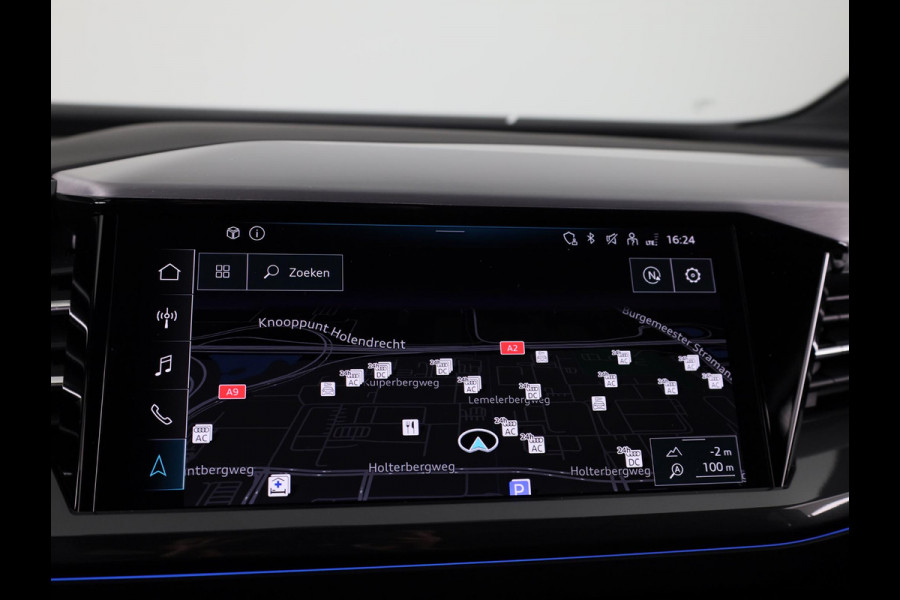Audi Q4 Sportback e-tron 45 quattro S Edition 82 kWh panoramadak, achteruitrij camera, adaptive cruise control, optiek pakket zwart plus, privacy glass, lichtpakket, spiegelkappen zwart