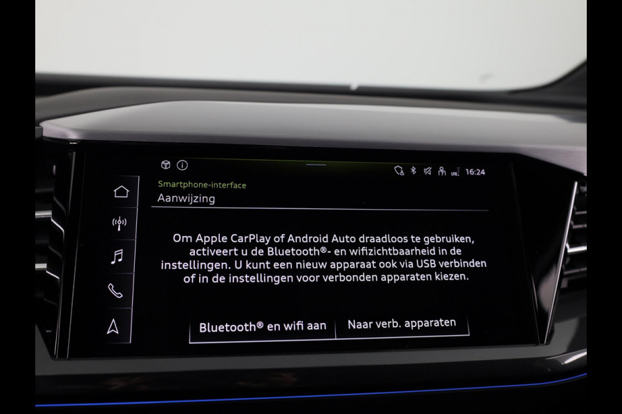 Audi Q4 Sportback e-tron 45 quattro S Edition 82 kWh panoramadak, achteruitrij camera, adaptive cruise control, optiek pakket zwart plus, privacy glass, lichtpakket, spiegelkappen zwart