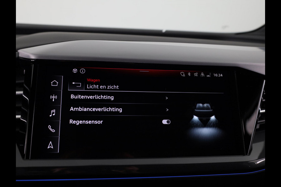 Audi Q4 Sportback e-tron 45 quattro S Edition 82 kWh panoramadak, achteruitrij camera, adaptive cruise control, optiek pakket zwart plus, privacy glass, lichtpakket, spiegelkappen zwart