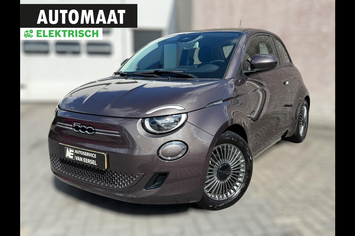 Fiat 500 Action 24 kWh PARKEERSENSOREN / CARPLAY / CRUISE CONTROL / ECC / STOELVERWARMING / WEING KM'S Fiat 500 Action 24 kWh PARKEERSENSOREN / CARPLAY / CRUISE CONTROL / ECC / STOELVERWARMING / WEING KM'S