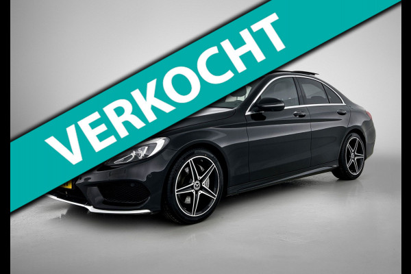 Mercedes-Benz C-Klasse 180 AMG Sport Edition (NL-auto, Panorama, Carplay, StoelV, Navigatie, Cruise Control, Etc)