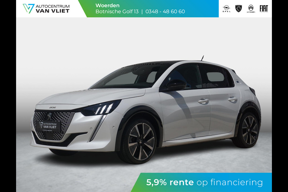 Peugeot e-208 EV GT Pack 50 kWh Panoramadak