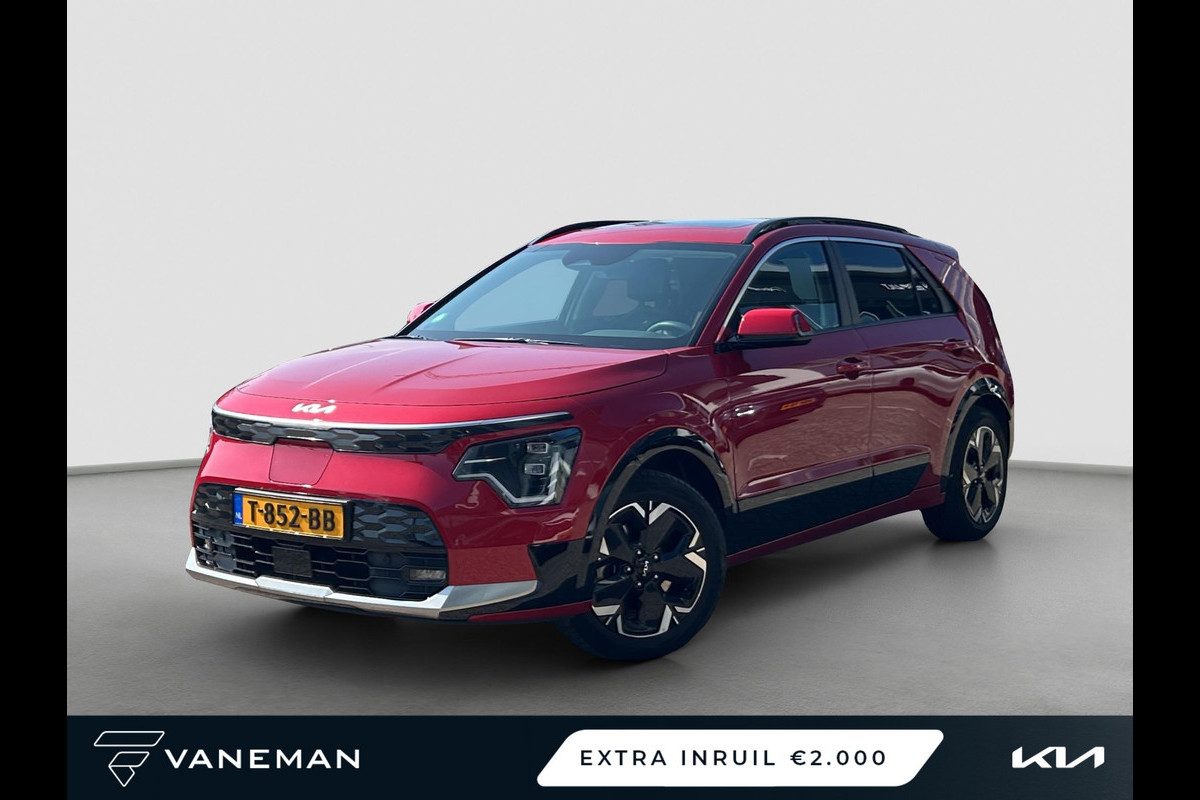 Kia Niro EV DynamicPlusLine 64.8 kWh | HUD | Cruise | Camera | Open Dak | Stoel & Stuurverwarming | Key-Less | H-Leder | Kia Niro EV DynamicPlusLine 64.8 kWh | HUD | Cruise | Camera | Open Dak | Stoel & Stuurverwarming | Key-Less | H-Leder |