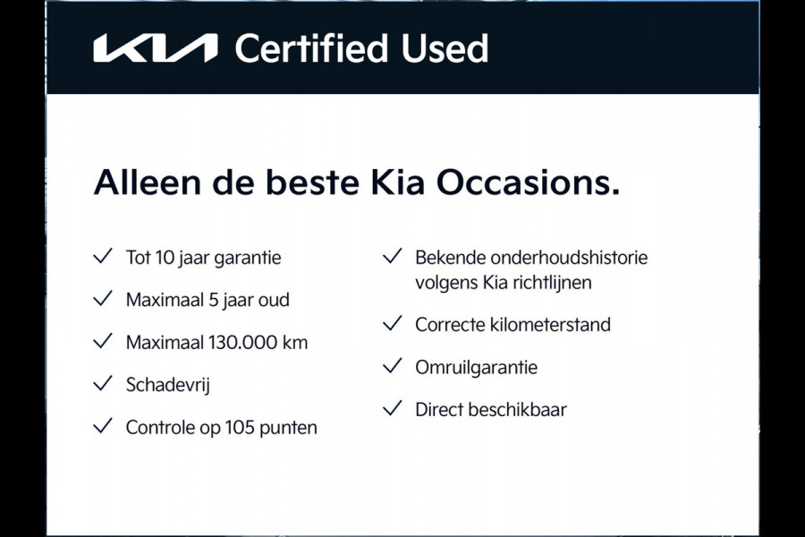 Kia Niro EV Edition Advanced 64.8 kWh | Prijs incl. vooraftrek 2000.- inruilpremie | Automaat | Leder | Navi | Clima | Stoel- en stuurverwarming | LMV |