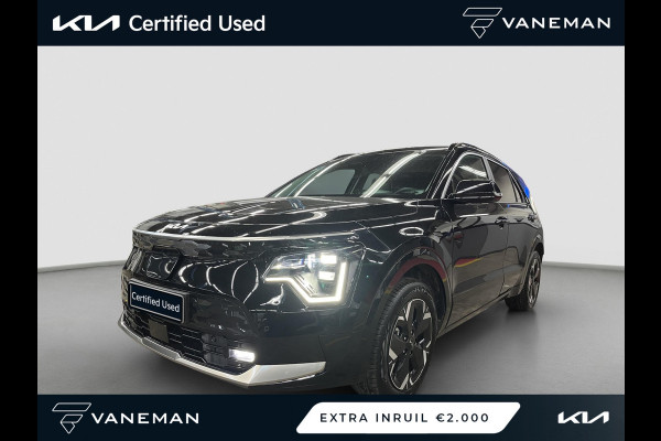 Kia Niro EV Edition Advanced 64.8 kWh | Automaat | Navi | Clima | Cruise | Stoel & Stuurverwarming | Leder | Schuif Kanteldak | Sensoren |
