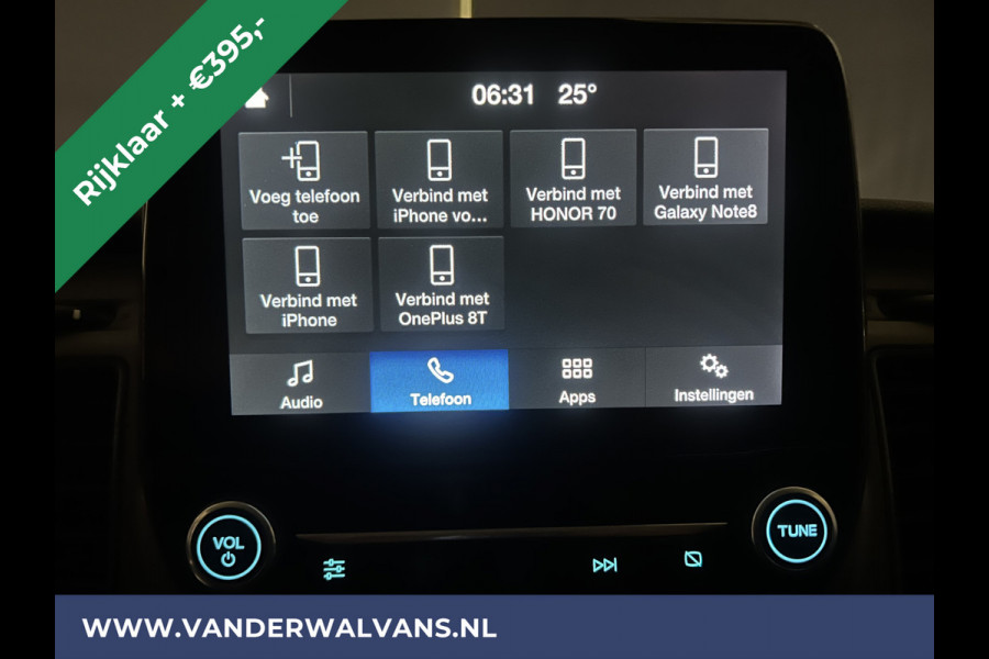 Ford Transit Custom 2.0 TDCI L2H1 Euro6 *Rijklaar Direct Rijden* # Airco | Camera | Apple Carplay | Cruisecontrol | LED | Parkeersensoren Android Auto, Verwarmde voorruit, Bijrijdersbank, 2800kg trekvermogen