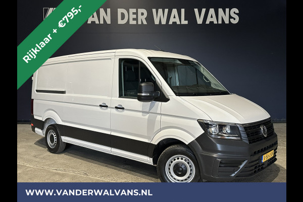 Volkswagen Crafter 2.0 TDI 141pk L3H2 L2H1 inrichting Euro6 *Rijklaar Direct Rijden* Airco | Camera | Apple Carplay | Android Auto Parkeersensoren, Bijrijdersbank, 3000kg trekvermogen