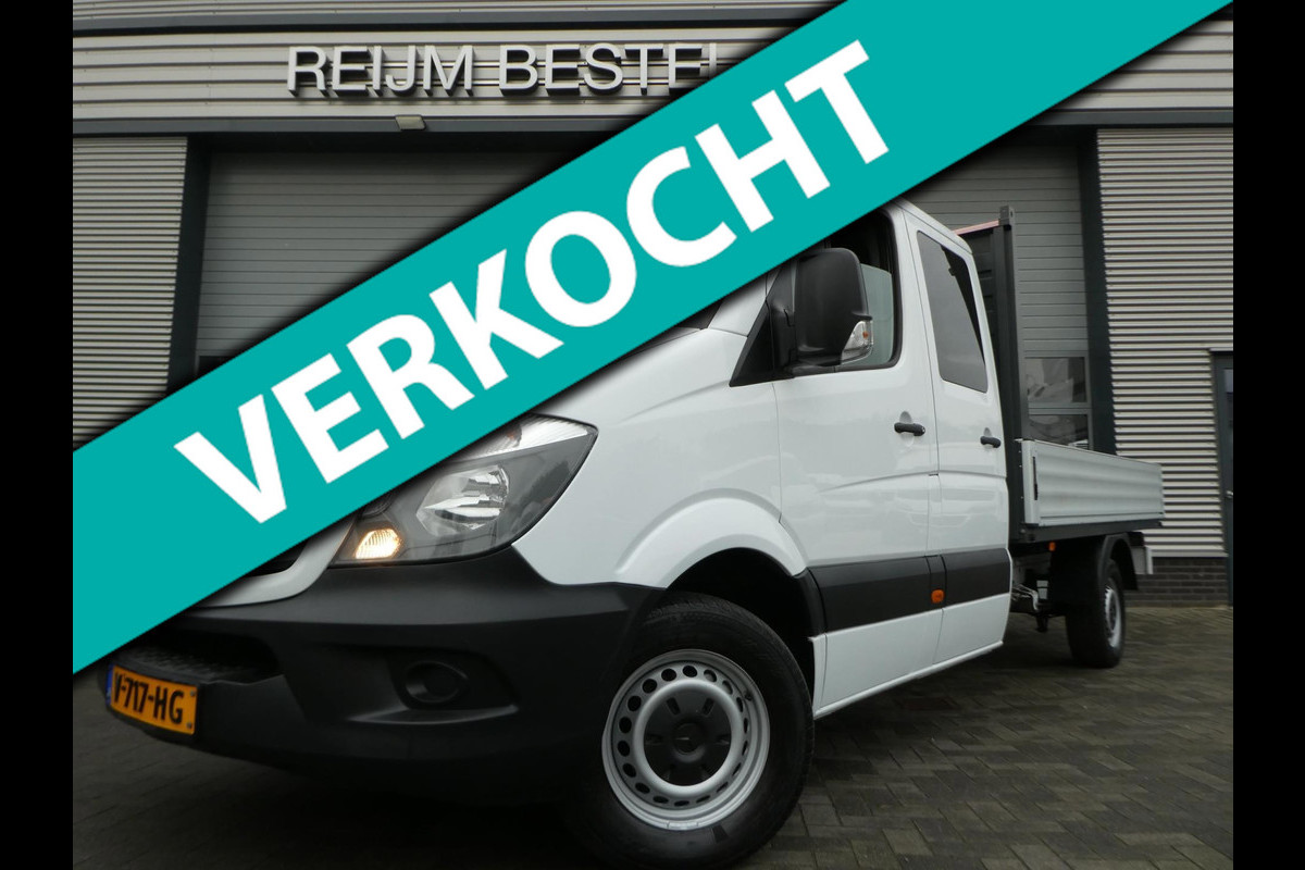 Mercedes-Benz Sprinter 314cdi Euro 6, L3. DC, Dubbel Cabine, Open Laadbak, Pick up, Airco. Mercedes-Benz Sprinter 314cdi Euro 6, L3. DC, Dubbel Cabine, Open Laadbak, Pick up, Airco.