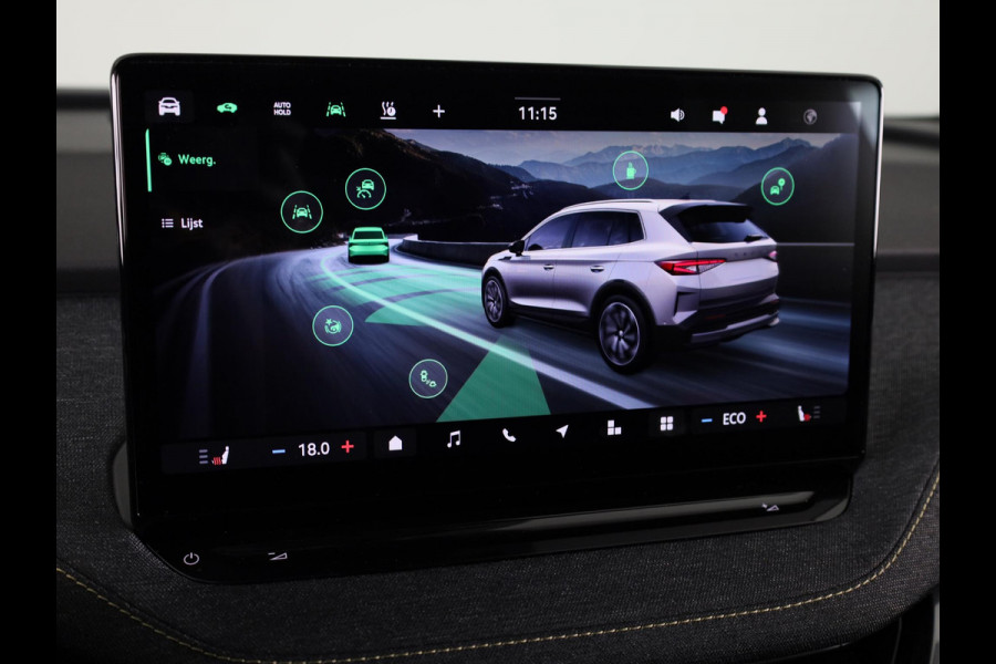 Škoda Elroq 85 Business Edition Tour 286 pk | Trekhaak | Business Upgrade Pakket - CLEVER | 20 inch lichtmetalen velgen | Adaptive Cruise Control | Dode hoeksensor | Bagage scheidingsnet