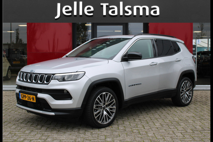 Jeep Compass 4xe 190 Plug-in Hybrid Electric Limited | Panoramadak | LED | Stoel/stuur verwarming Trekhaak | Rijdende auto niet altijd aanwezig